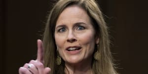 Amy Coney Barrett,Trump's pick for the Supreme Court,is almost certain to be confirmed.