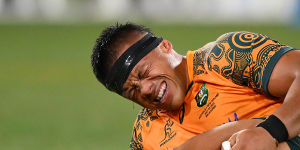Major injuries add to pain of another all black night for ‘gutted’ Wallabies