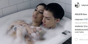 No,it wasn't an April Fools joke,Ruby Rose and Veronicas'Jess split