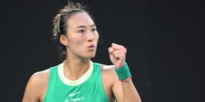 China’s Zheng Qinwen will play in a grand slam semi-final for a first time.