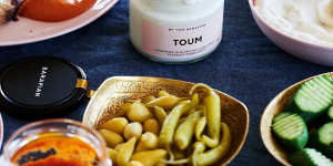 Tom Sarafian's garlic-infused toum can be paired with many dishes.