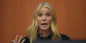 Gwyneth Paltrow leaves the acting to her lawyers in ski collision case