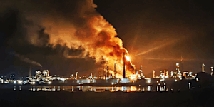 Viva Energy chief executive Scott Wyatt speaks about what happened on the night of the Geelong refinery fire.