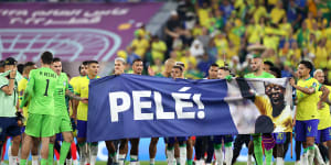 World Cup LIVE:Brazil fans,players salute Pele after South Korea romp