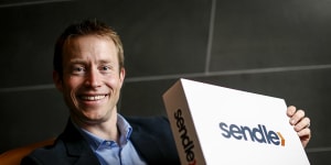 Sendle founder James Chin Moody prepares to launch across the US in time for Christmas. 