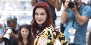 Priscilla Presley at the photo call for the film Elvis.