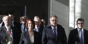 In 2010,Julia Gillard emerged victorious after a leadership ballot toppled prime minister Kevin Rudd,a move made possible by the Right. Her removal and Rudd’s re-instatement three years later was also made possible by a significant group in the Right deserting her.
