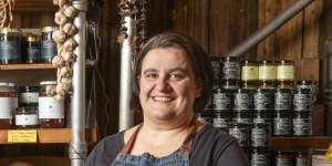 Georgie Dragwidge,of Georgie’s Harvest at South Melbourne Market,has made many dear friends among her customers.
