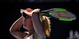 Destanee Aiava's 2018 Australian Open is over.