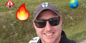 Tylere Baker-Pearce is back behind bars accused of performing a Nazi salute when he was released.