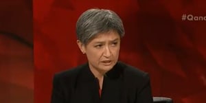 Senator Penny Wong on Q&A on Monday.