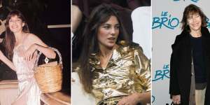 “To the French and because of her relationship with Serge Gainsbourg,she was an eternal symbol of the youth culture of the late ’60s and ’70s,” says former Vogue Australia editor Kirstie Clements. “Young,cool and free-spirited.” Jane Birkin in 1974 in Cannes with her wicker basket;on television in 1974;in 2017 with her Birkin bag.
