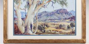 Albert Namatjira paintings auctioned by son of late mining millionaire