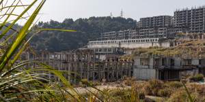 An abandoned real estate project in Wenzhou. 
