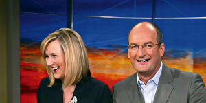 Melissa Doyle and David Koch enjoyed a long partnership as Sunrise hosts.