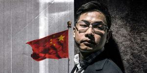 Wang Liqiang,a Chinese spy who has defected to Australia.