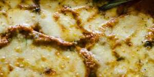 Veal parmigiana.