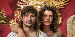 Long hair,don’t care. Reuben Styles and Adam Hyde of Peking Duk are back on the road after being sidelined by the pandemic.