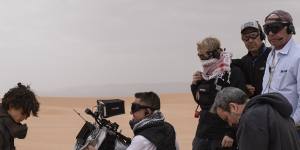 Cinematographer Greig Fraser on the set of Dune.