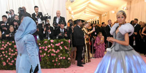 Zendaya as Cinderella at the 2019 Met Gala,where the theme for the accompanying exhibition was ‘Camp:Notes on Fashion.’
