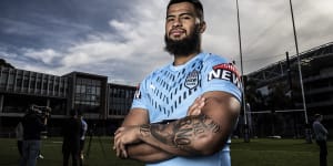 NSW and Brisbane enforcer Payne Haas has had plenty on his plate of late.