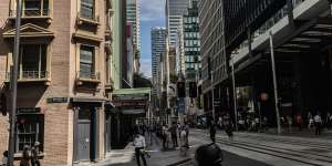 A skyscraper up to 51 storeys to be built on the corner of George and Hunter streets will serve as one of the entrances to the metro train station.