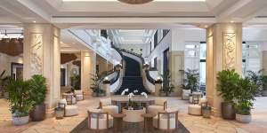 The lobby of the JW Marriott Gold Coast Resort&Spa.