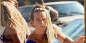 Layne Beachley at the start of her career.