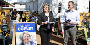 If Liberal candidate Serena Copley loses on Saturday,Opposition Leader Mark Speakman may be in the firing line.