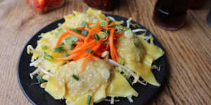 Pork and prawn wantons.