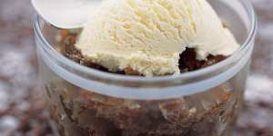 Top the granita with ice-cream or whipped cream.