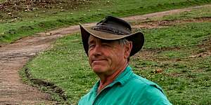 Farmers Chris Dekkera,Brian Kelly and Michael Stubbe are worried about the response to rehabilitating land used for containment lines in the Longwood fire.