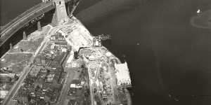 Aerial shot of Luna Park in 1935.