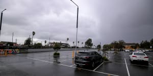 The car park at Bentleigh train station in the City of Glen Eira which is a source of dispute between the Morrison government and the local council. 
