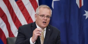 Prime Minister Scott Morrison signaled Australia’s ambition for greater climate action at the Quadrilateral Security Dialogue between the US,India,Japan and Australia on Saturday. 