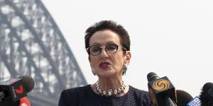 Sydney lord mayor Clover Moore defends the fireworks on Tuesday.