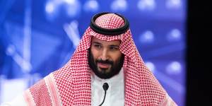 Saudi Crown Prince Mohammed bin Salman says he"gets the responsibility"for the killing of journalist Jamal Khashoggi because it happened under his watch.