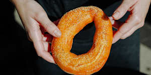 Chicken salt and thyme doughnut.
