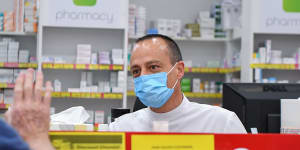 Pharmacist Fedele Cerra says his staff are being abused on a daily basis.