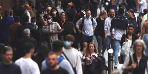 Data shows pedestrian activity has returned to 72 per cent of pre-pandemic levels.
