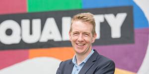 Tiernan Brady,who became executive director of the marriage equality campaign in Australia,in 2017.