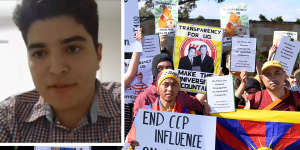 University of Queensland student Drew Pavlou and the July protests on campus against the CCP.