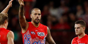 Lance Franklin is in the last year of his blockbuster contract.