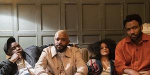 Atlanta’s third season brings the gang to Europe. From left:Brian Tyree Henry,LaKeith Stanfield,Zazie Beetz and Donald Glover.