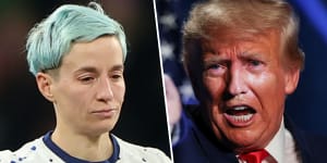 Trump dumps on US women’s soccer team