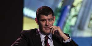 Crown's top executive responsible for the international VIPs told a representative of James Packer (pictured in 2015) about Chinese police questioning a staff member,but not the Crown board. 