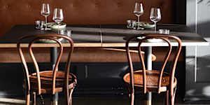 The dining room.