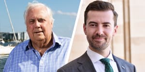 Clive Palmer'won't spend a single dollar'on WA election,blasts Kirkup over leadership