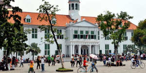 Jewels of Jakarta:the Fatahillah museum in the old town.