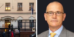 Australia’s embassy was co-located with Canada’s in Kyiv before the Russian invasion,but Australian ambassador Bruce Edwards has been based in Poland since February 2022. 